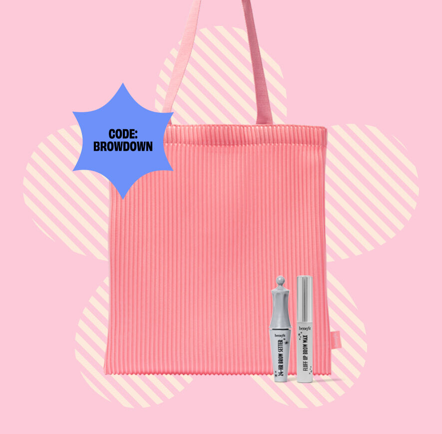 Get deluxe samples of Fluff Up Brow Wax, 24-HR Brow Setter & a tote bag on us when you spend 80+!* Code: BROWDOWN